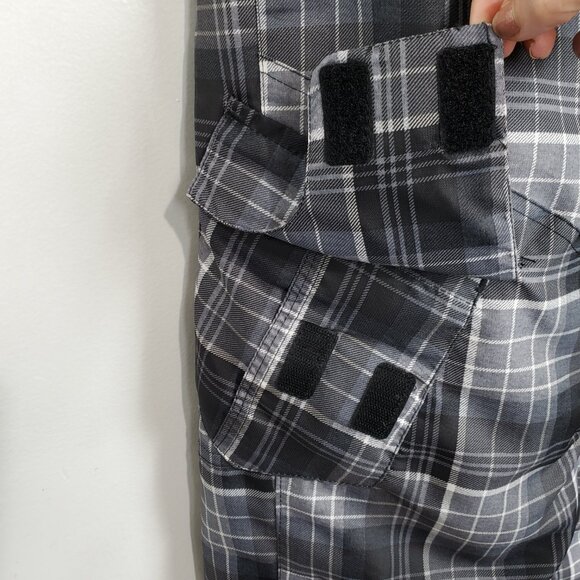 Athletech Kids Gray Black White Plaid Winter Snowpants Size XL (14/16) - Picture 5 of 16
